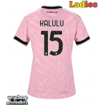 Juventus Pierre Kalulu #15 Replica Away Shirt Ladies 2026-27 Short Sleeve